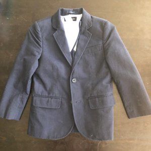 J. Crew Little Boys Navy Suit Jacket-Size 4/5
